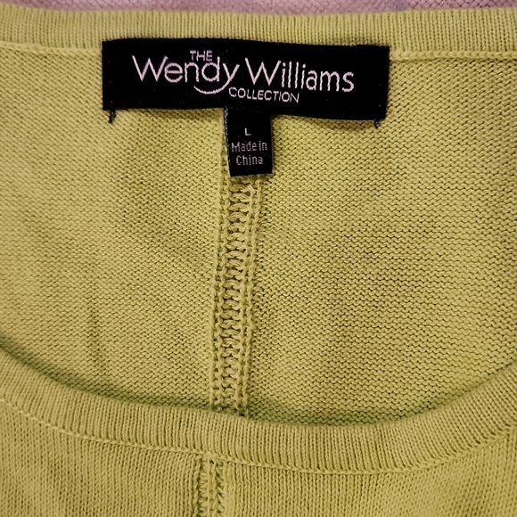 The Wendy Williams Collection Knit Sweater Tank Size Large - Picture 5 of 5